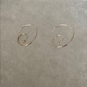 Silver Swirl Earrings